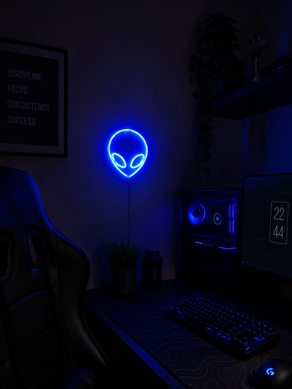 Alien Neon Sign