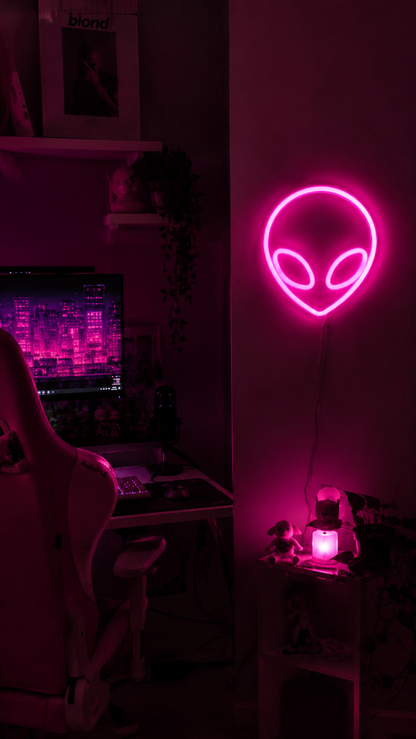 Alien Neon Sign