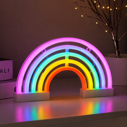 Rainbow Neon Sign