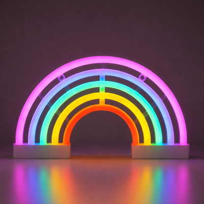 Rainbow Neon Sign